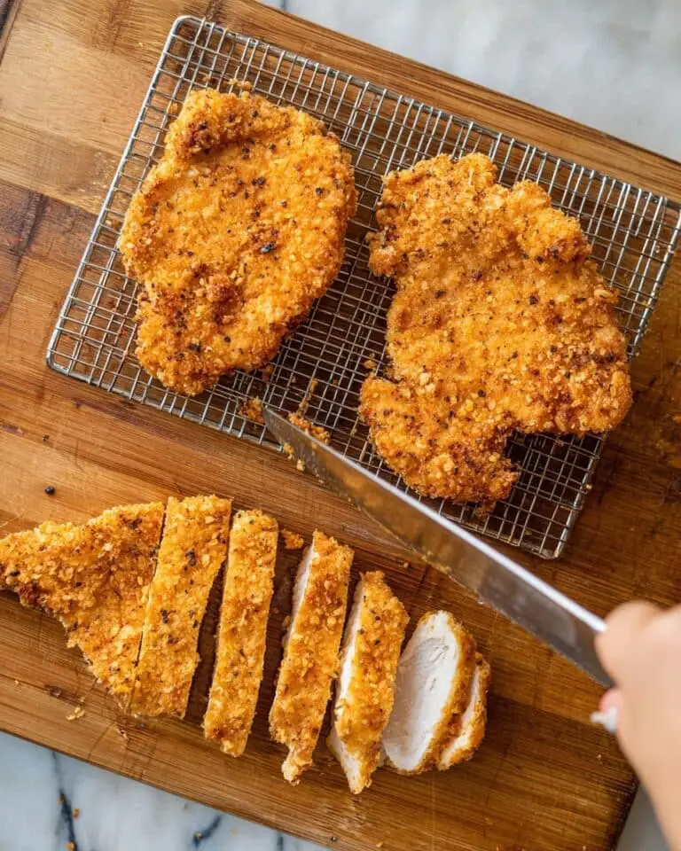 Caesar Salad with Homemade Croutons and Crispy Chicken Recipe