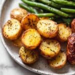 Honey Garlic Baked Chicken with Potatoes and Green Beans Recipe