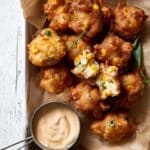 Corn and Jalapeño Fritters with Chipotle Aioli Recipe