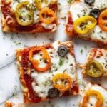 Guilt-Free Ground Chicken Pizza with Fresh Mozzarella and Basil Recipe