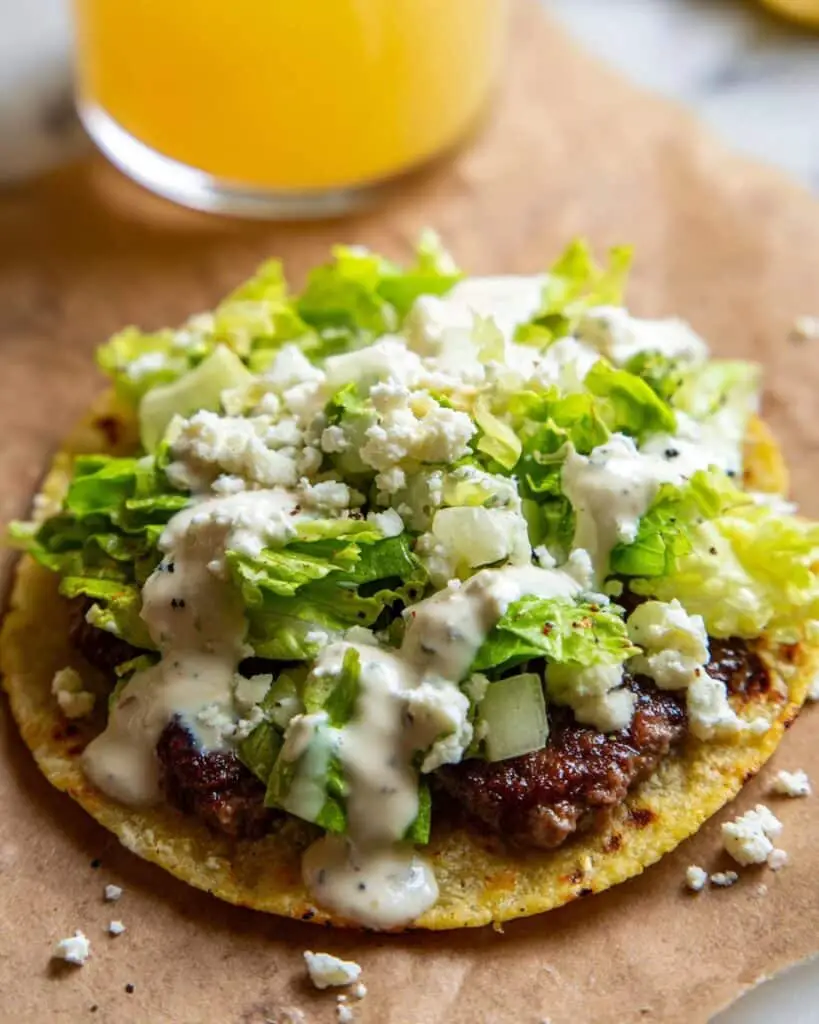 Caesar Smashed Chicken Tacos Recipe