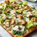 Caesar Chicken Flatbread Recipe