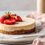 Creamy Cottage Cheese Cheesecake with Graham Crust Recipe