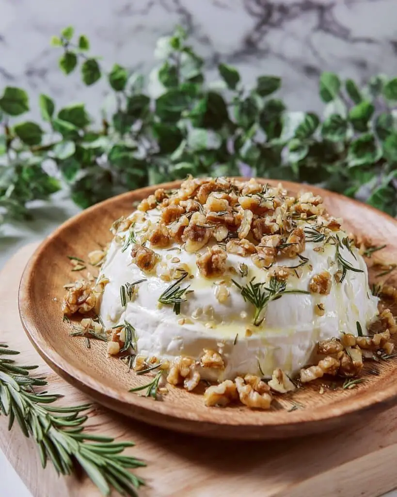 Whipped Ricotta with Toasted Walnuts and Rosemary Honey Recipe