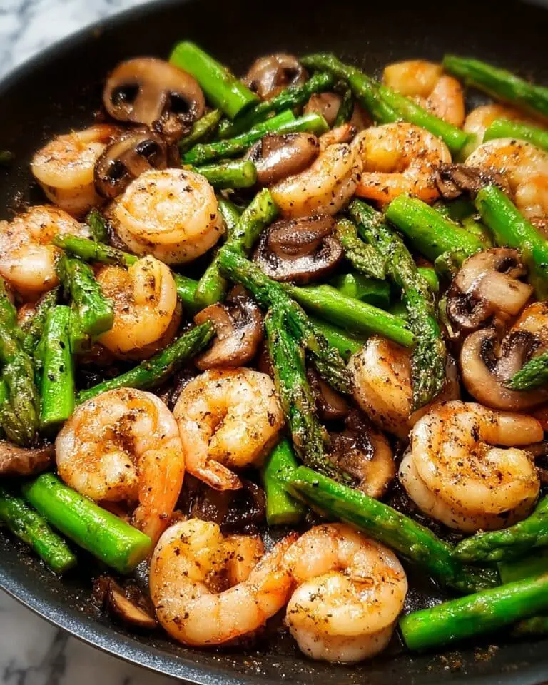 Shrimp and Asparagus Stir-Fry with Mushrooms Recipe