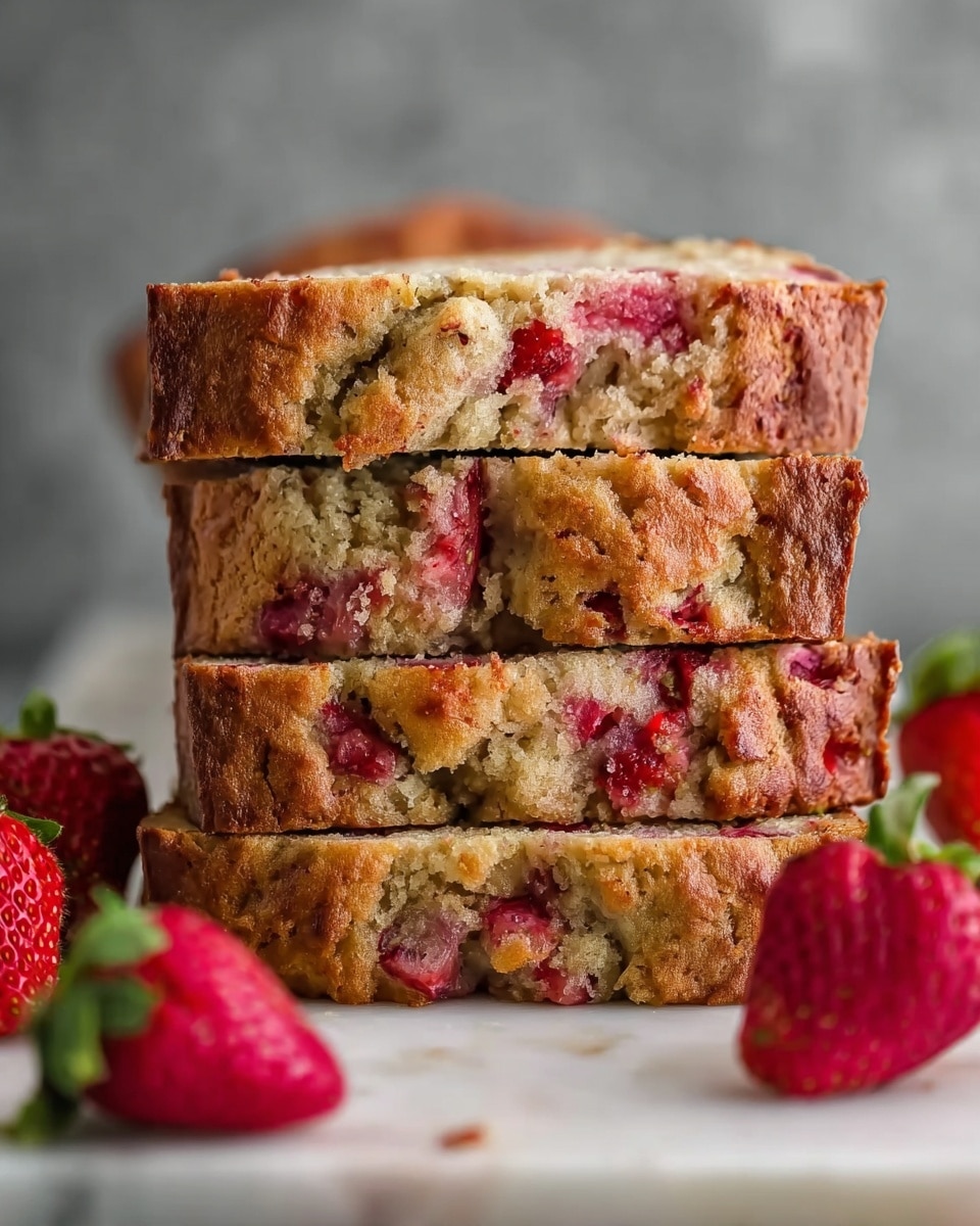 Strawberry Banana Bread Recipe