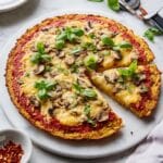 Chicken Crust Pizza with Green Bell Peppers and Jalapeños Recipe