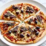 Crust Pizza with Ground Chicken, Parmesan, and Classic Toppings Recipe