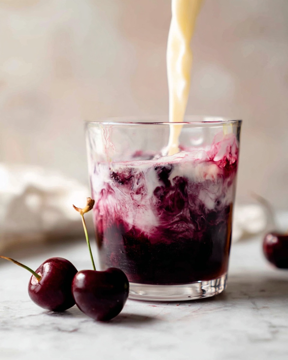 Cherry Vanilla Iced Latte Recipe