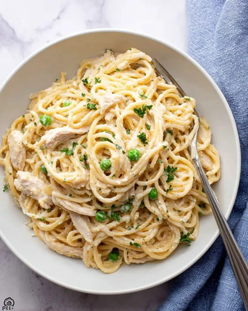 Creamy Chicken Tetrazzini Casserole Recipe
