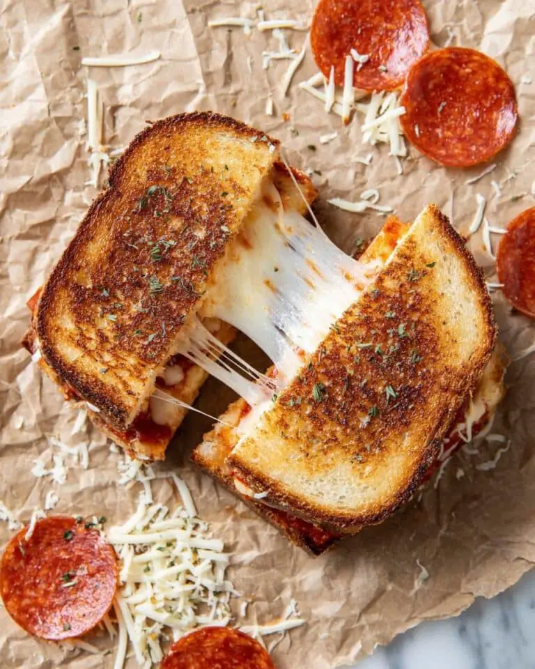 Pizza-Inspired Grilled Cheese Sandwiches Recipe