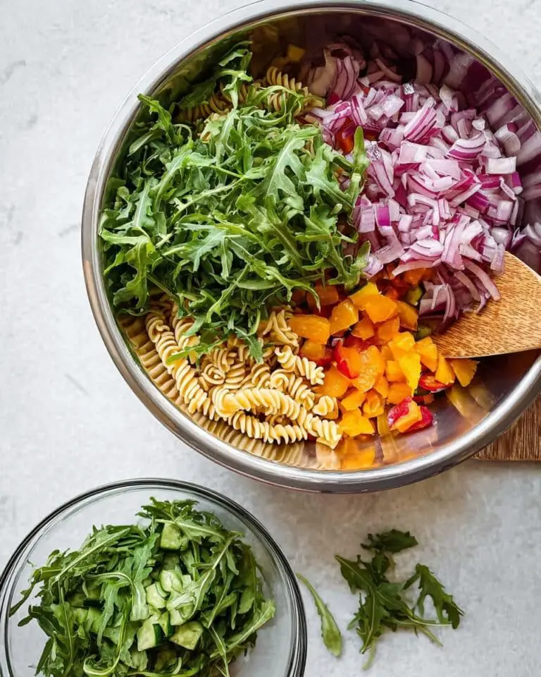 Veggie Pasta with Feta Recipe