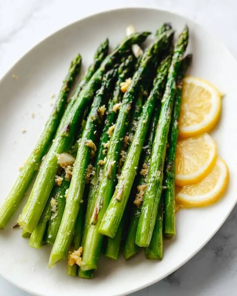 Honey Garlic Roasted Asparagus Recipe