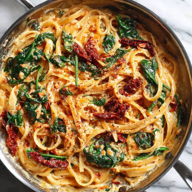 Sun-Dried Tomato Cream Sauce with Spinach and Parmesan Recipe