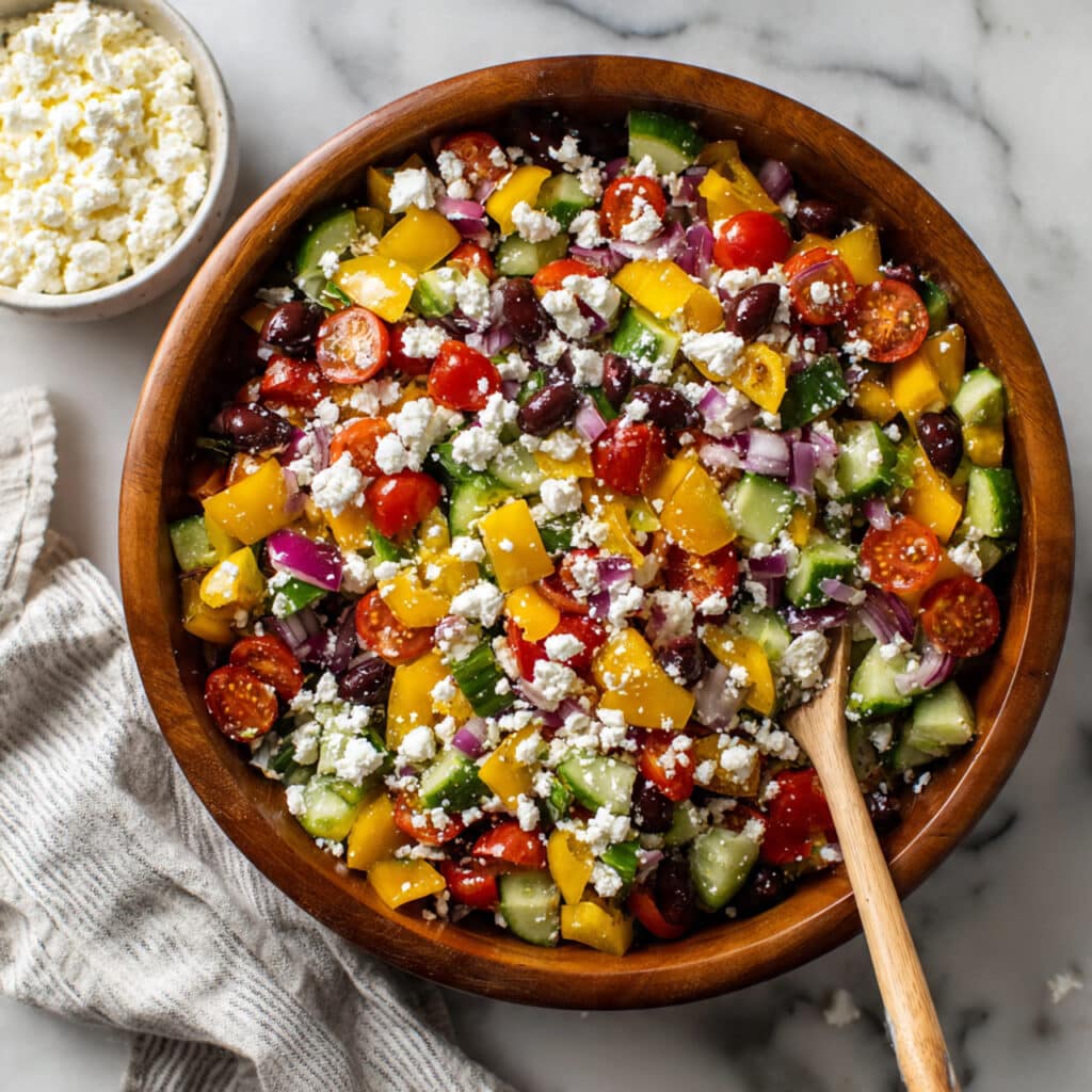 Salad with Zesty Vinaigrette Recipe