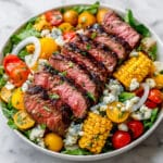 Gorgonzola Salad with Grilled Corn and Herb Gremolata Recipe