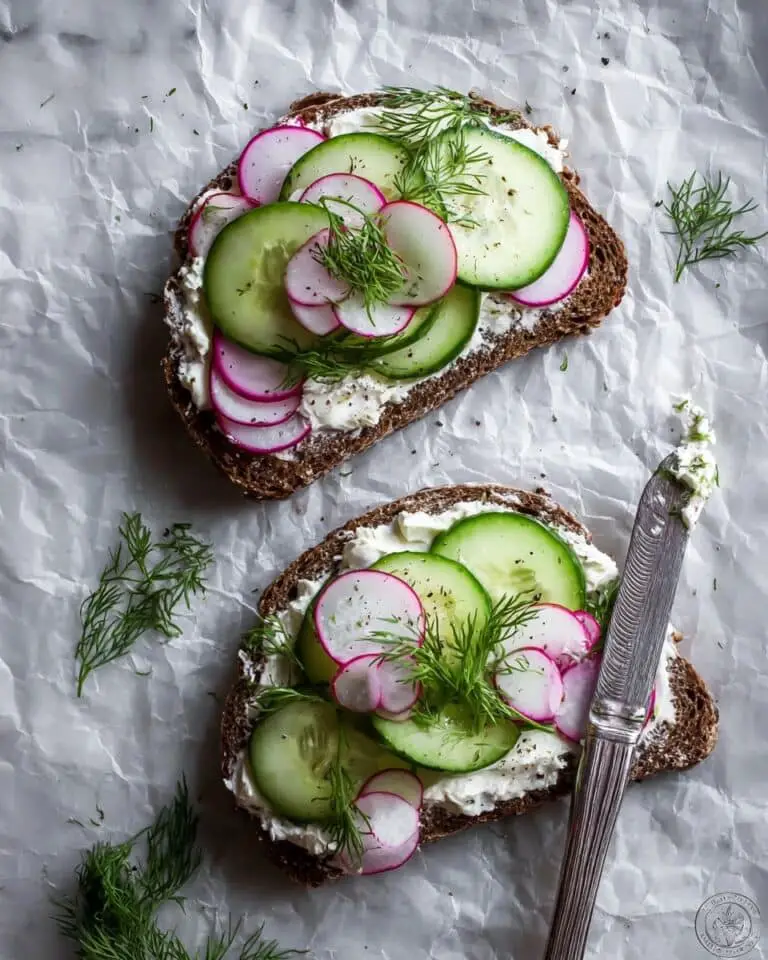 Herbed Feta Spread Toast Recipe
