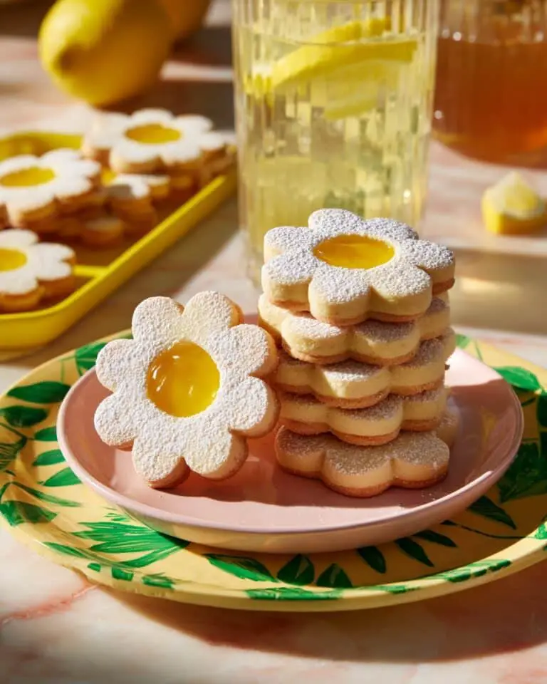 Lemon Curd Shortbread Cookies Recipe