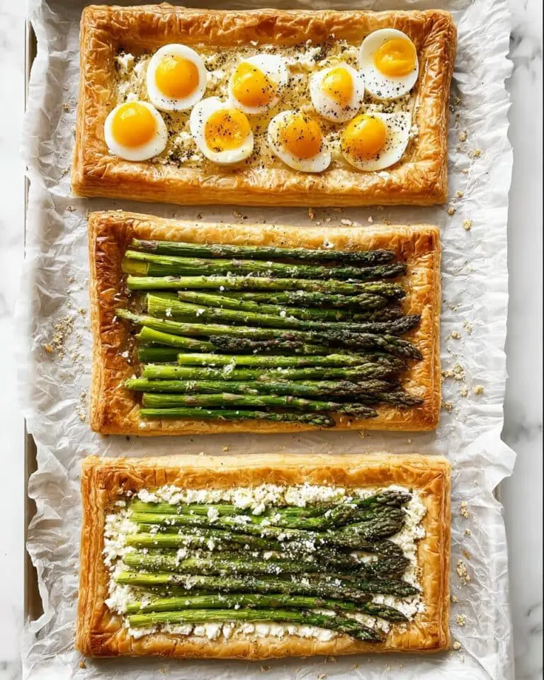 Egg and Feta Asparagus Tart Recipe
