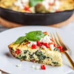 Feta and Spinach Frittata Recipe