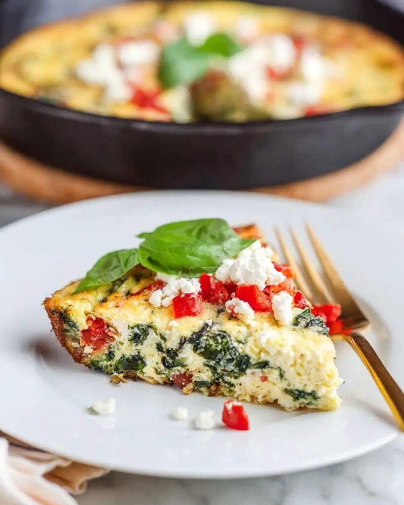 Feta and Spinach Frittata Recipe