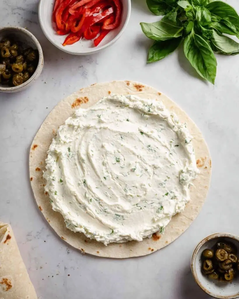 Pepper Pinwheel Sandwiches Recipe