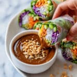 Fresh Spring Rolls with Peanut Sauce Recipe