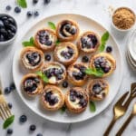 Cheese and Berry Puff Pastry Pastries Recipe