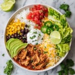 Slow Cooker Chicken Burrito Bowls Recipe