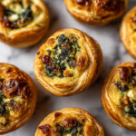 Cheesy Spinach Puffs with Feta and Sun-Dried Tomatoes Recipe
