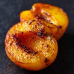 Pan-Fried Peaches with Cinnamon and Ginger Recipe