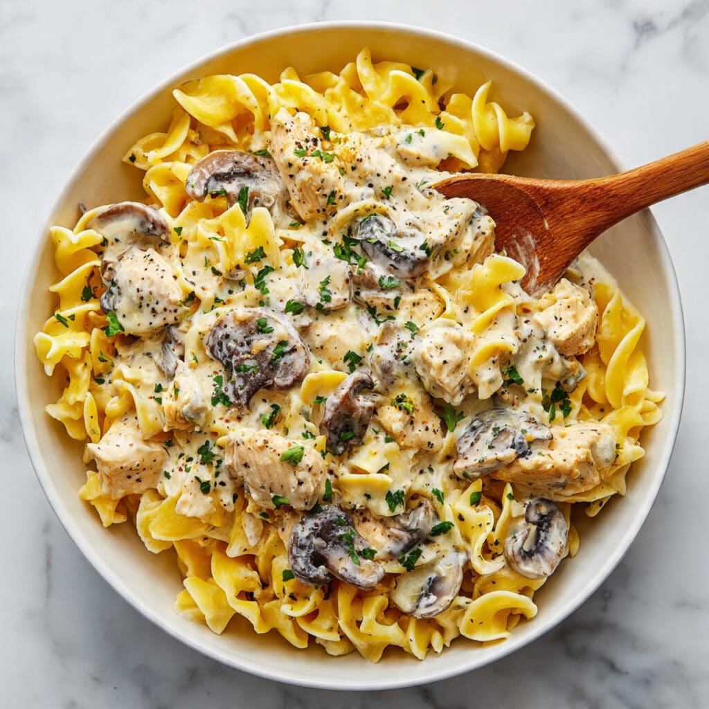 Chicken and Mushroom Stroganoff Recipe