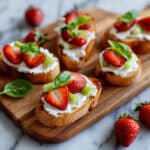 Strawberry Tulip Baguette Crostini Recipe