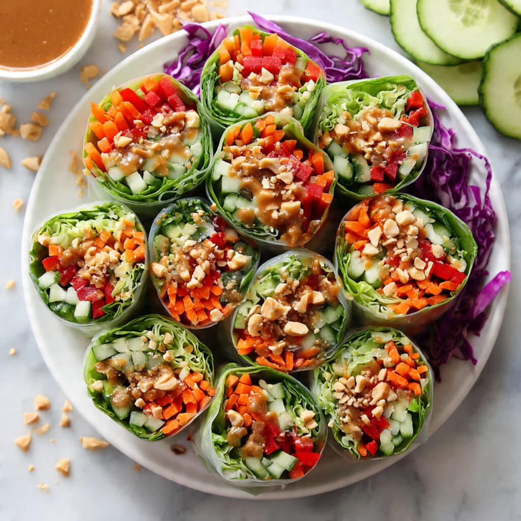 Rolls with Peanut Sauce Recipe