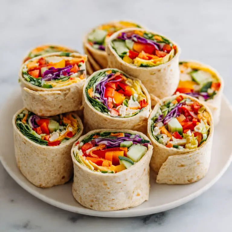 Veggie Roll-Ups with Hummus Recipe