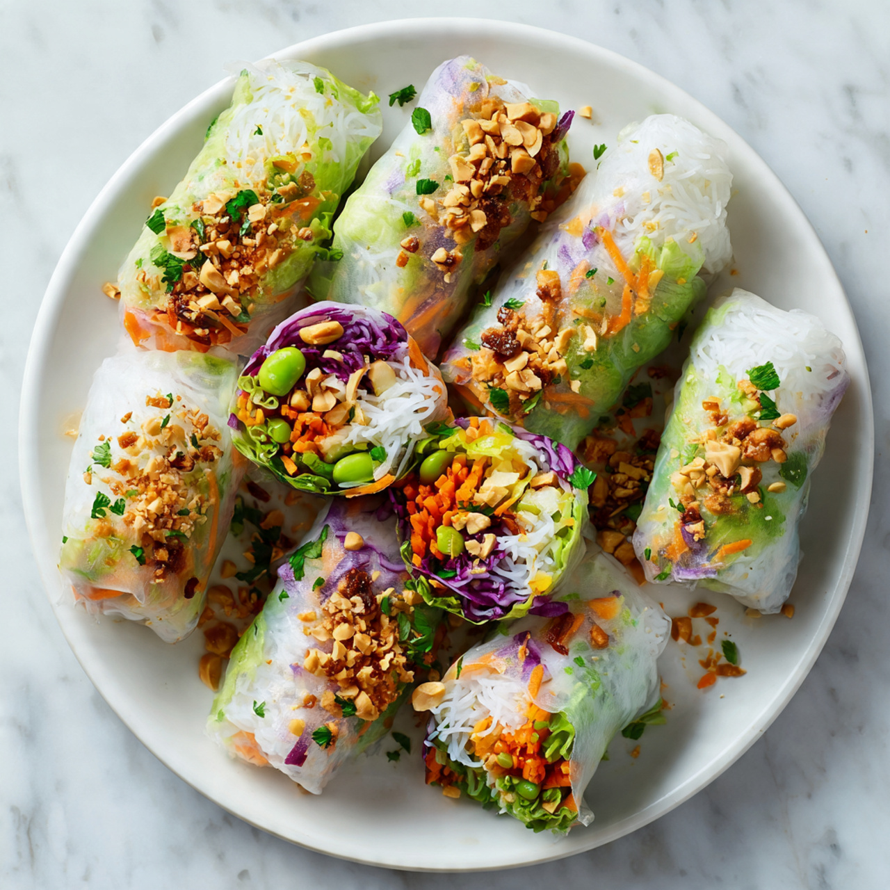 Fresh Spring Rolls with Peanut Sauce | Vibrant & Delicious