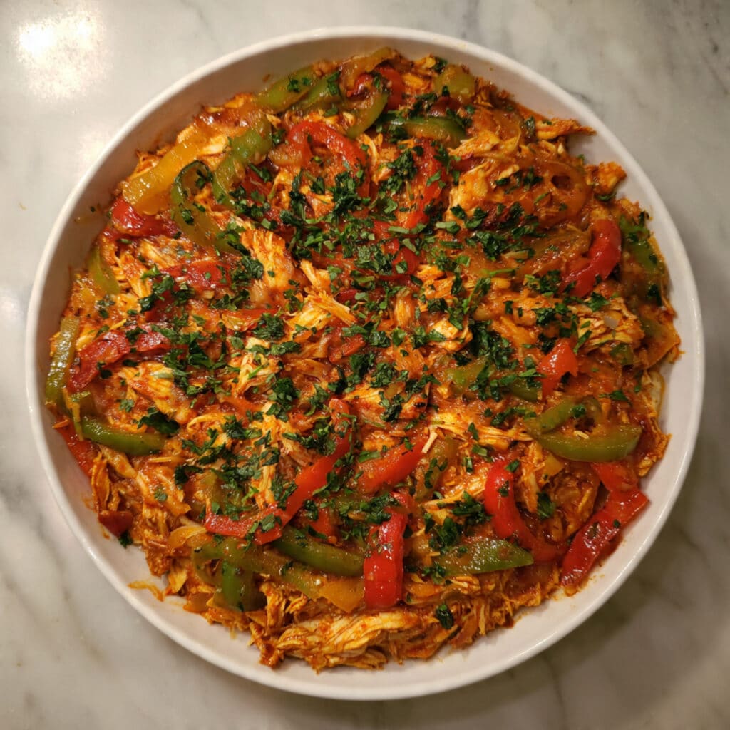 Slow Cooker Chicken Fajitas with Peppers and Onions Recipe