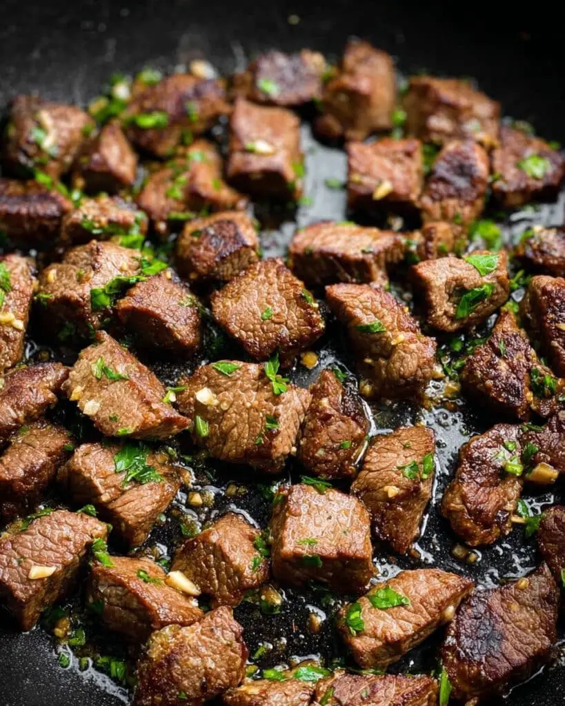 Garlic Butter Steak Bites Recipe