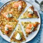 Smoked Salmon and Dill Rosti with Lemon Capers Cream Recipe