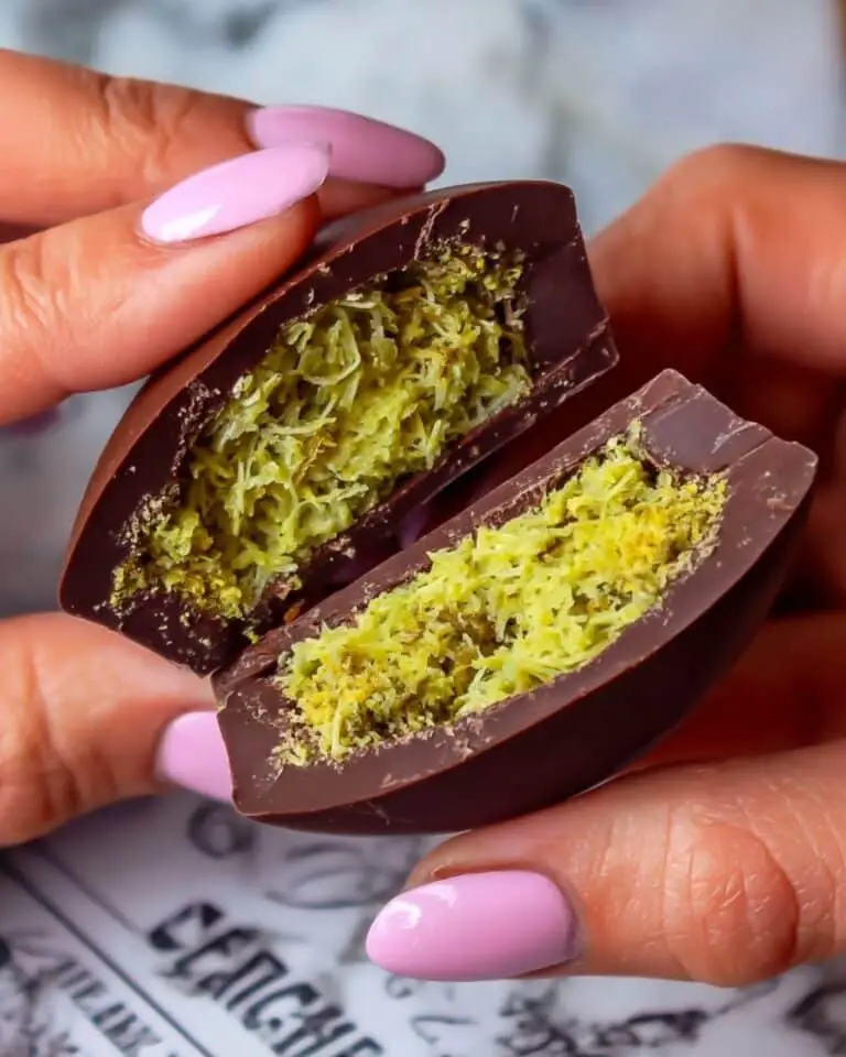 Chocolate Hearts with Pistachio and Kataifi Filling Recipe