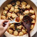 Wontons in Spicy Chili Sauce Recipe