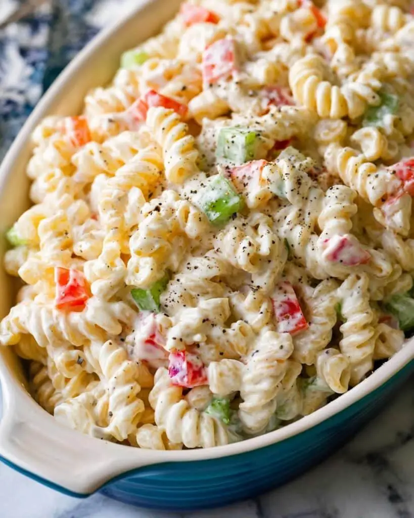 Corn Pasta Salad with Cotija, Cilantro, and Lime Recipe