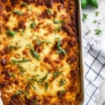 Classic Beef Lasagna with Rich Tomato Ragu and Cheese Sauce Recipe