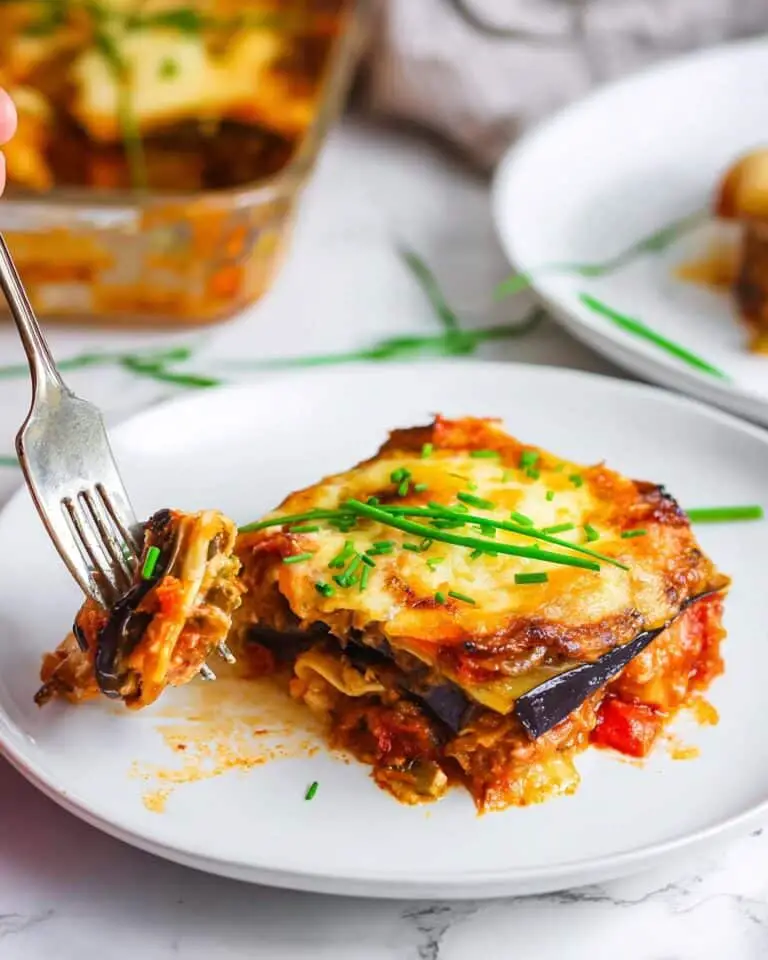 Eggplant Parmesan with Vegan Mozzarella and Parmesan Recipe