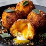 Sweet Potato Croquettes with Burrata Dip & Pistachio Crunch Recipe